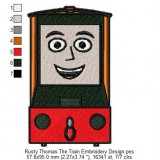 Rusty Thomas The Train Embroidery Design